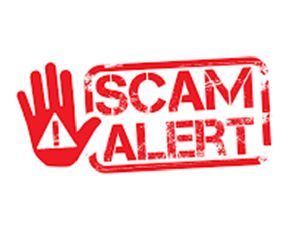 Scam alert sign